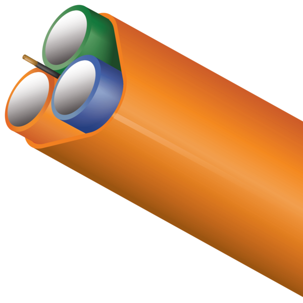 FuturePath configuration consisting of 2, 3, or 4 conduits, available in a variety of sizes and wall types. A perfect choice for customers who would like to plan for future possibilities using larger standard fiber cables