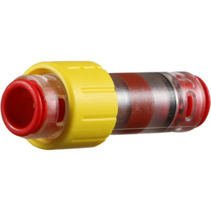 Gas Block Connectors provide a simple and effective gas seal between the MicroDuct and the fiber cable to prevent gas, water, or moisture from entering the duct. The connector creates a seal around the installed cable.