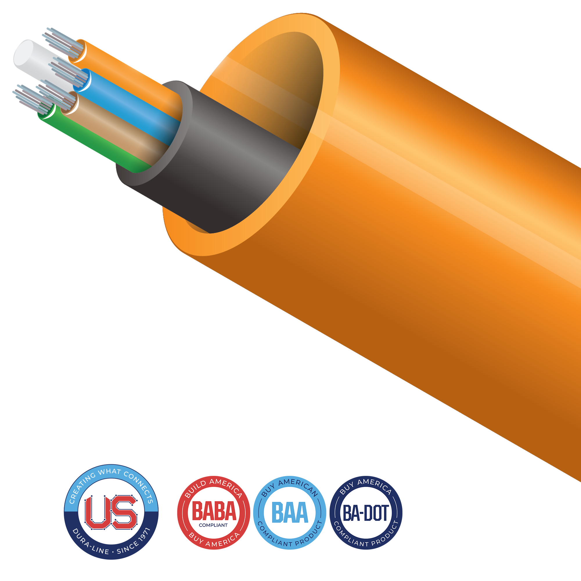 Cable-In-Conduit Communication With Cable-in-Conduit (CIC), your choice of cable is factory pre-installed allowing for one-step placement of conduit and cable.
