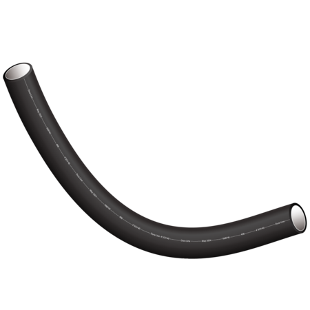 HDPE Sweeps Manufactured from flexible high-density polyethylene (HDPE), sweeps enable changes in direction and elevation in a longer run of conduit. Sweeps can be used in a variety of applications, including telecommunications, data centers, and power networks. Available in sizes from 2” to 8” outer diameter (OD) with standard bend angles of 45° and 90° with 36” radius and custom options available upon request. Products are available in black (typical) or gray and are UV-grade.