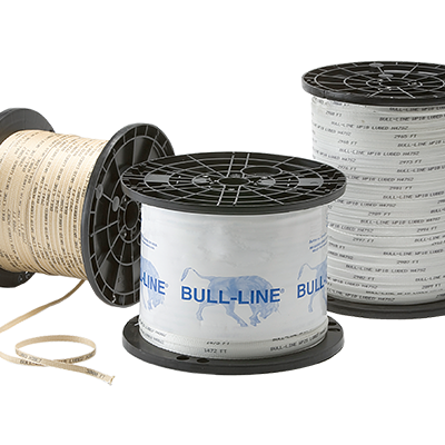 Bull-Line Pull Tape Choose from Woven Polyester, Locatable/Detectable or Aramid Bull-Line Pull Tape. Available in pull strengths from 500lb – 6,000lb tensile strengths. Bull-Line Pull Tape can be pre-installed into conduit. Test results prove that Bull-Line is superior when compared to competitor brands.