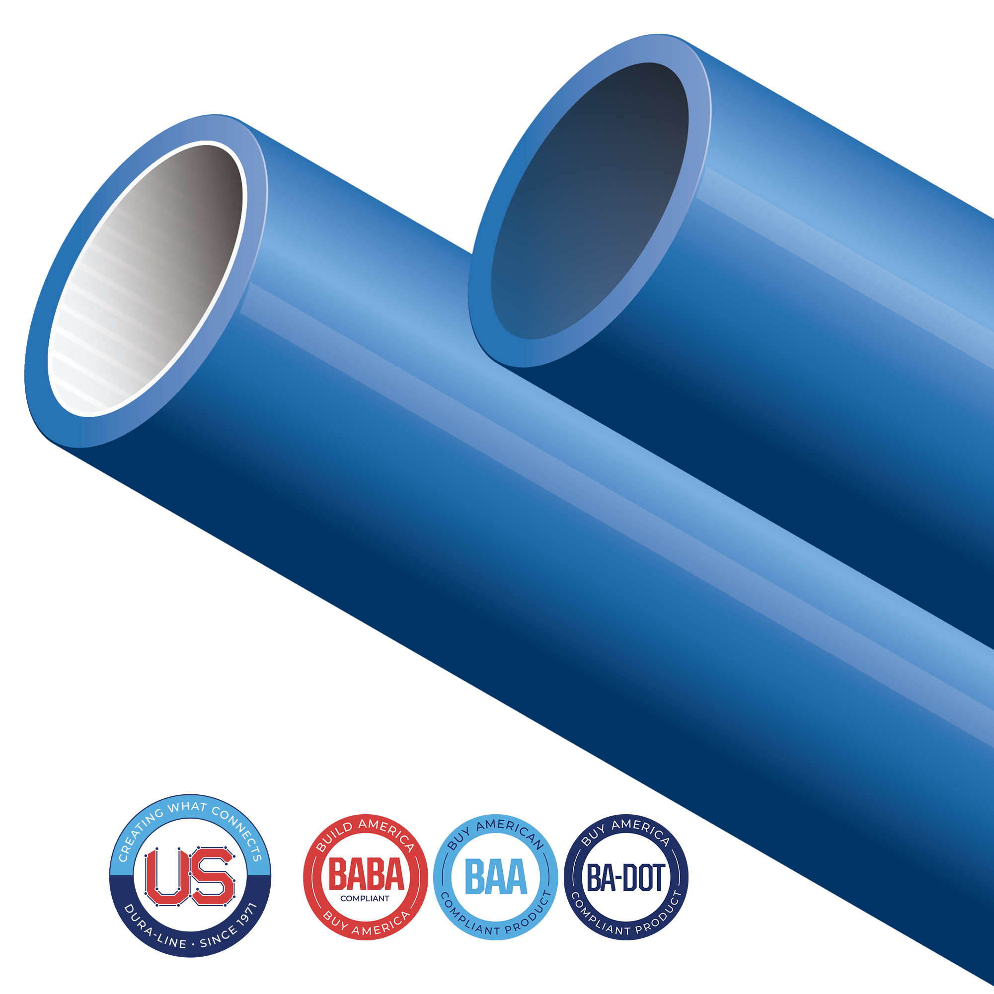 Our most popular HDPE duct, Smoothwall is available with an optional SILICORE® ULF permanently lubricated lining. These ducts perform well in all environments, aerial, direct buried, and underground. Multiple wall thickness are available based on the application.