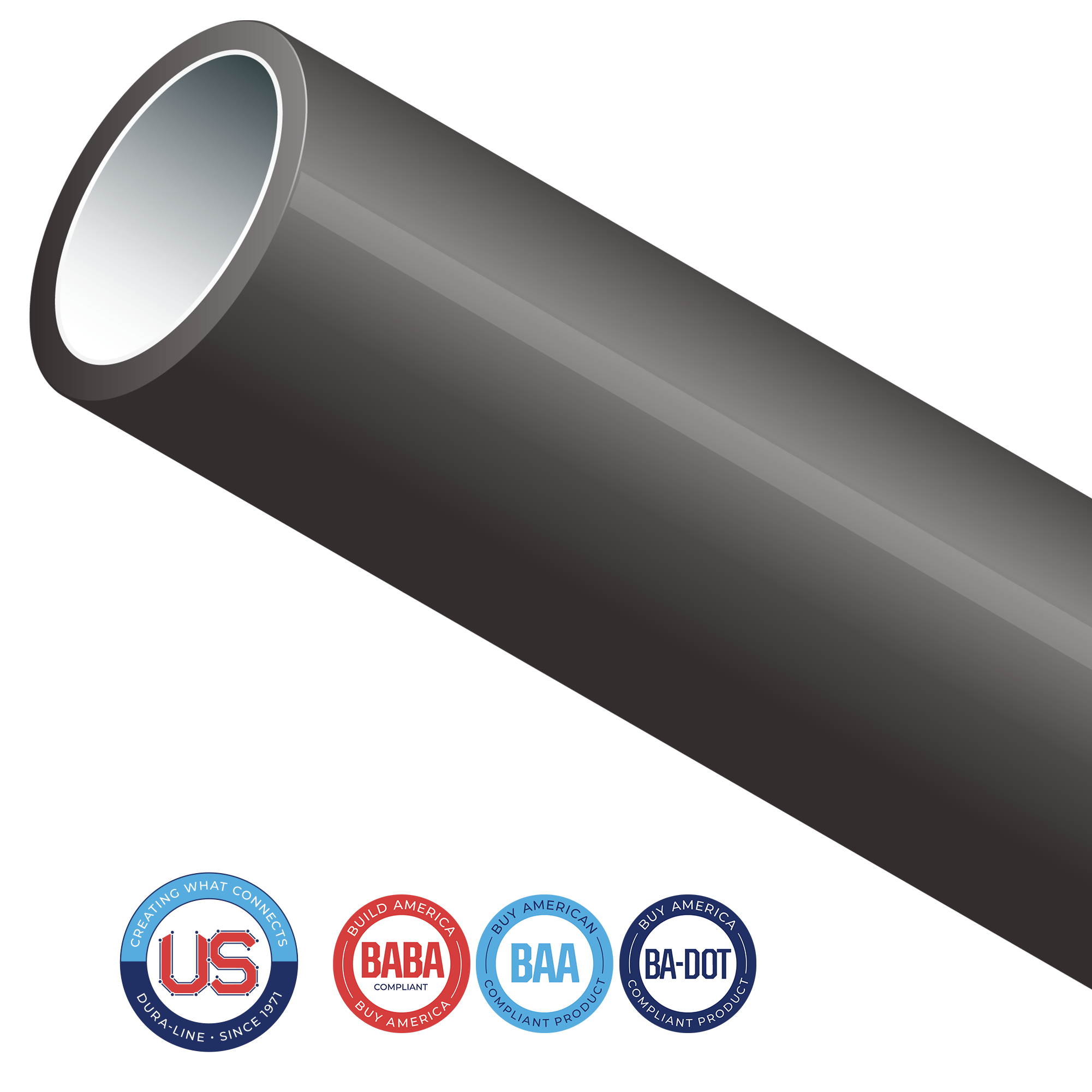 Our HDPE conduit made in accordance with requirements of NEMA TC-7 and is ideal for the installation and protection of electrical cables underground. 