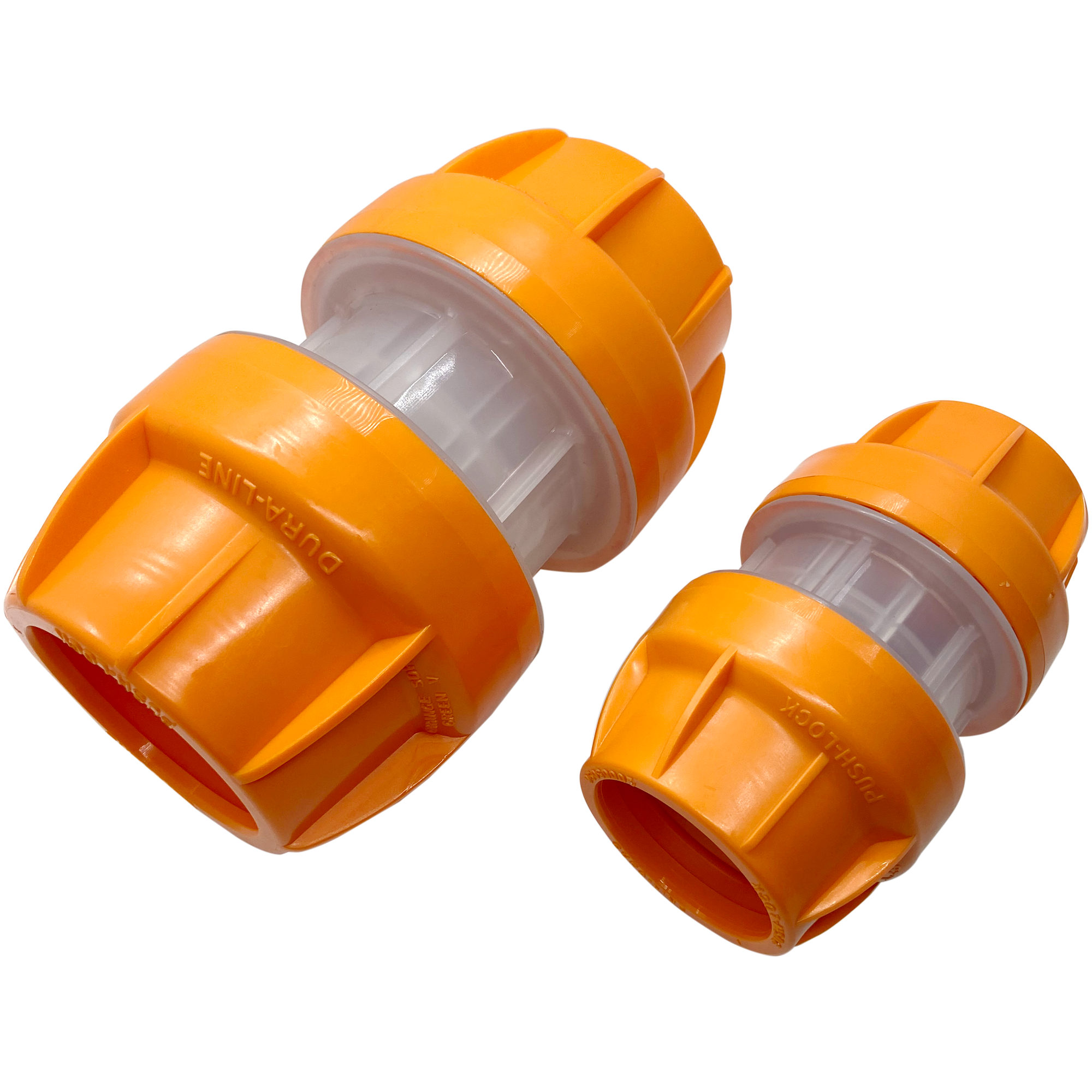 Experience the same fast and easy installation of our Push-Lock couplers now with a new, clear body design. Simply push the duct ends into the coupler for a locked and air-sealed assembly. Slightly shorter than the original Push-Lock, the Clear-Lock is ideal for pull boxes, vaults or other limited access areas. The non-metallic construction provides excellent corrosion resistance in buried or encased applications and also has desirable dielectric properties.
