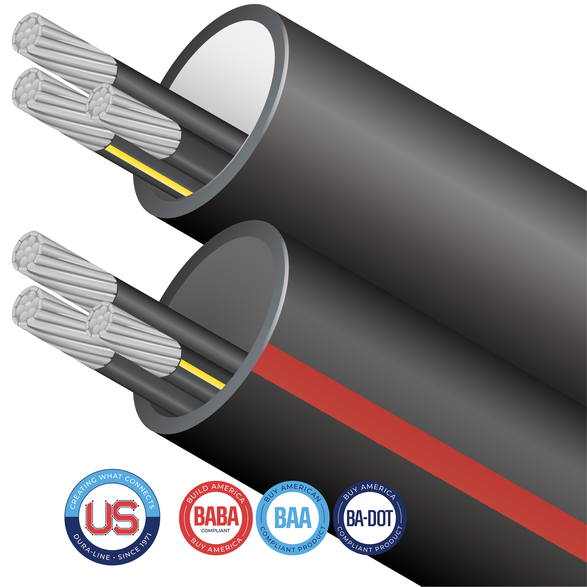 With Cable-in-Conduit (CIC), the cable of your choice is factory pre-installed allowing for one-step placement of conduit and cable.