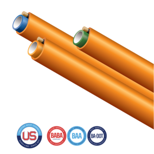 Perfect for Drops in FTTH applications, MicroDucts with a location wire for easy identification in the ground. 