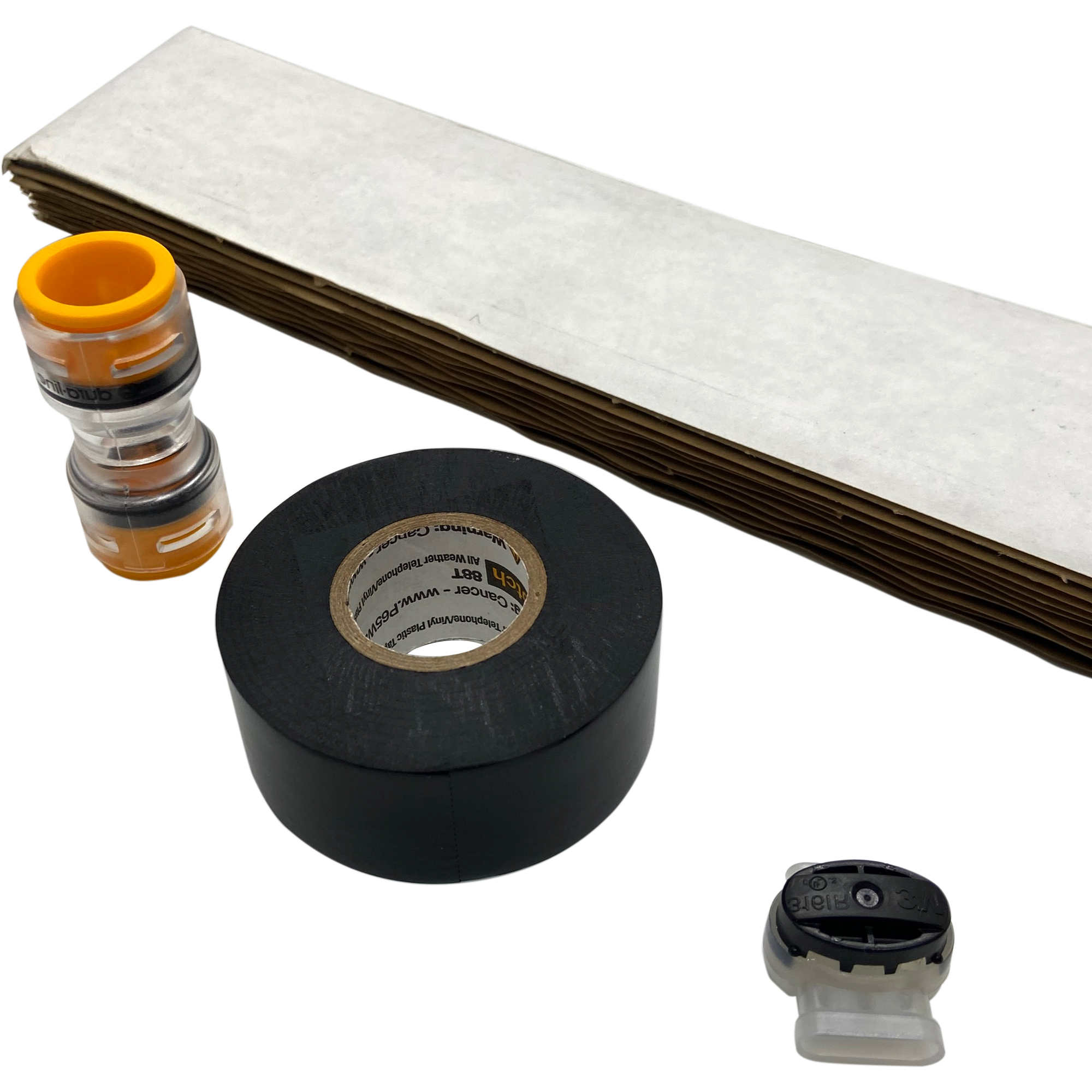FuturePath Splice Kits provide all the necessary components to join segments of FuturePath.  Kits include correct size of sleeve, couplers, sealant strips, vinyl tape and locate wire connector. 